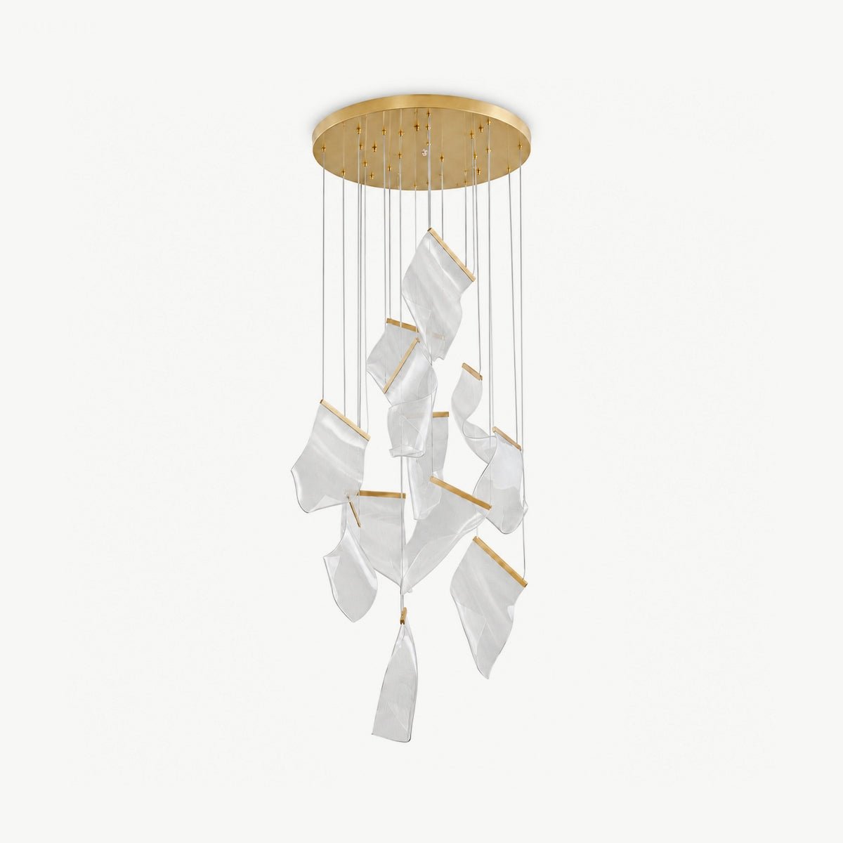 Modern Luxury Sculptural Staircase LED Chandelier - Pulens