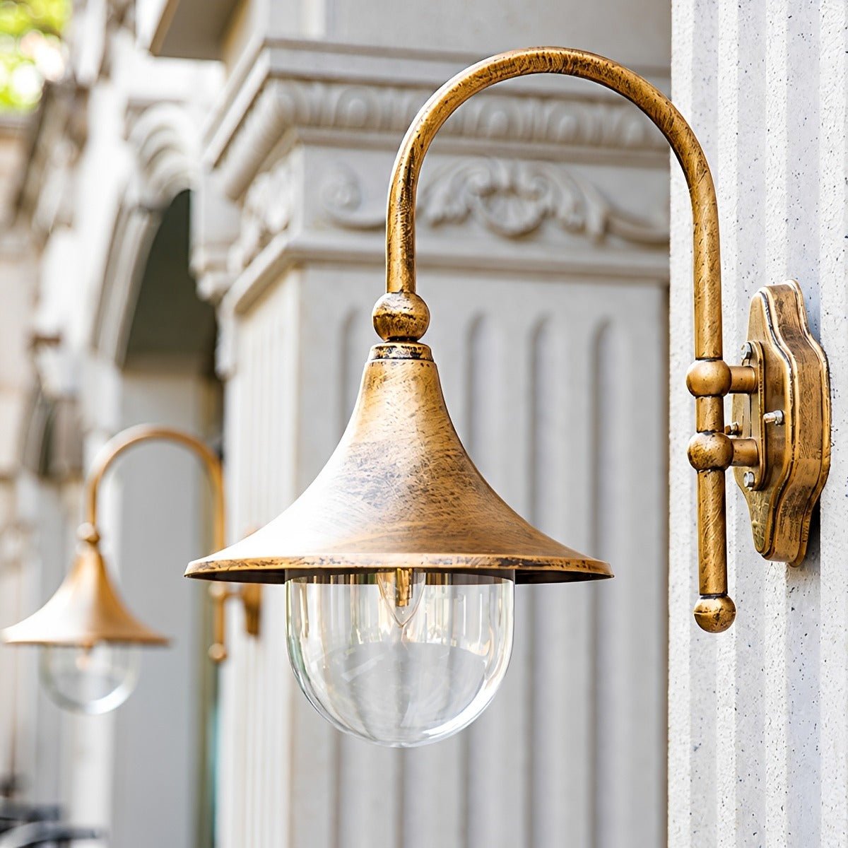 Dimmable Gooseneck Barn Outdoor Wall Light - Pulens