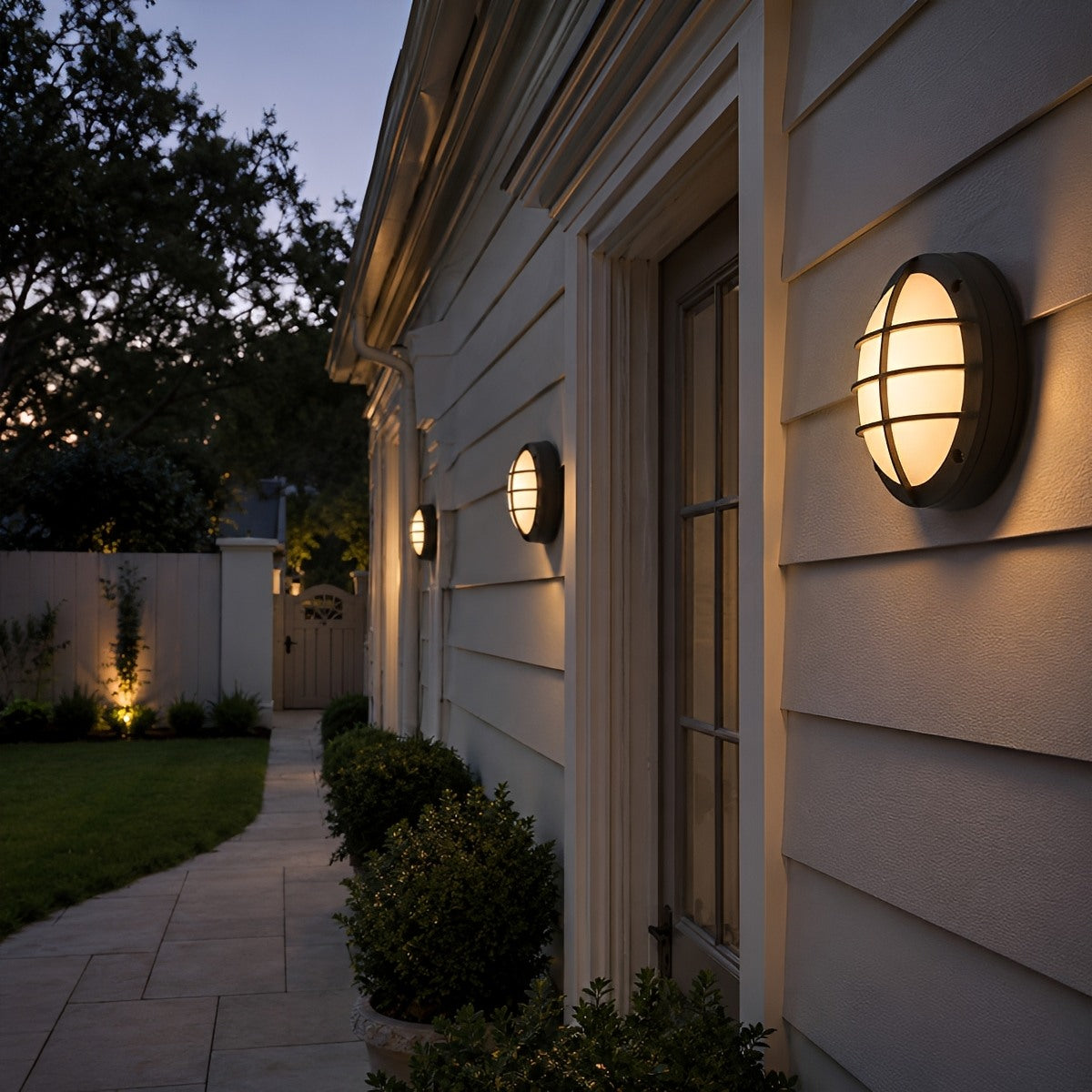 Waterproof Modern Round Outdoor Wall Light