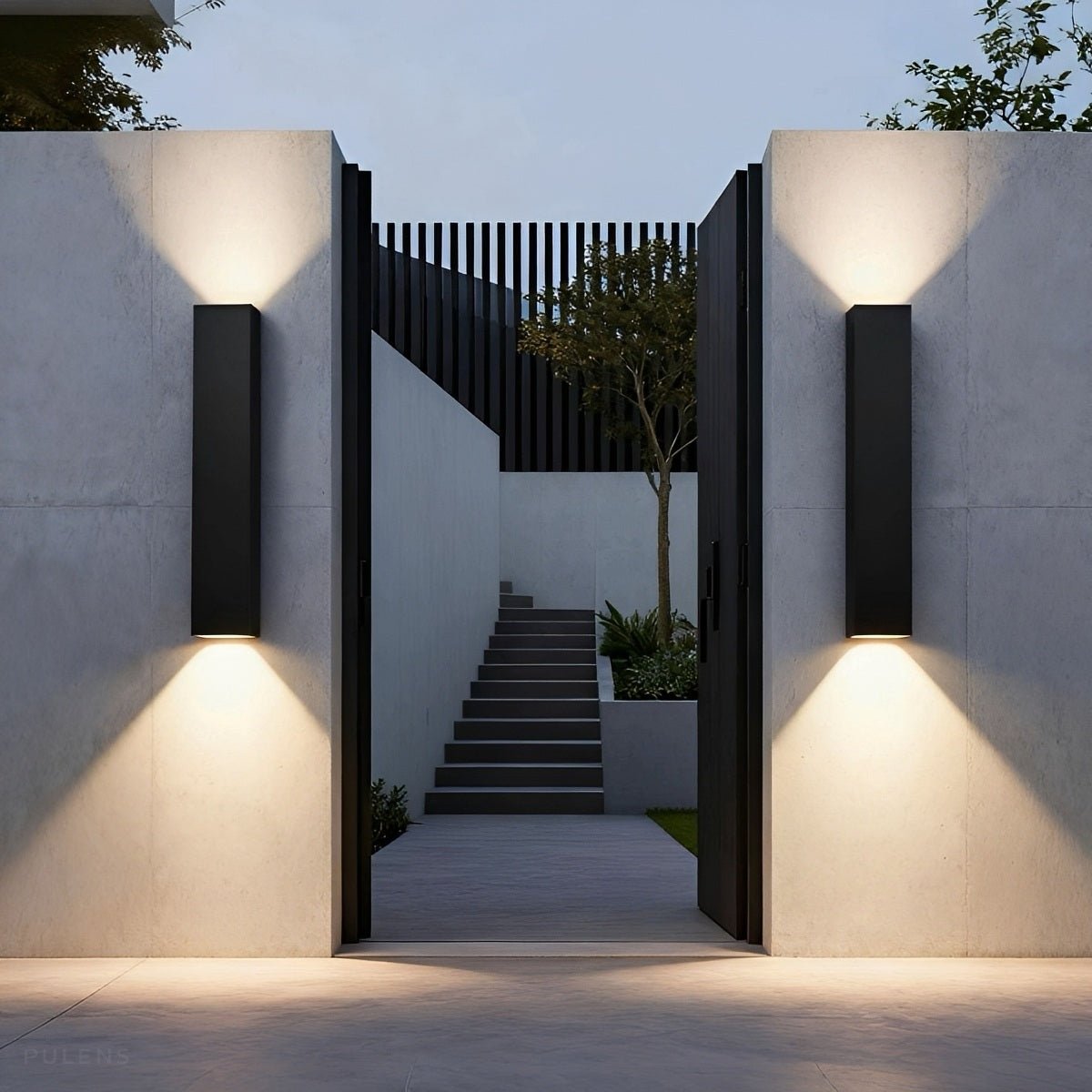 Outdoor Up and Down Dimmable Waterproof Wall Light - Pulens