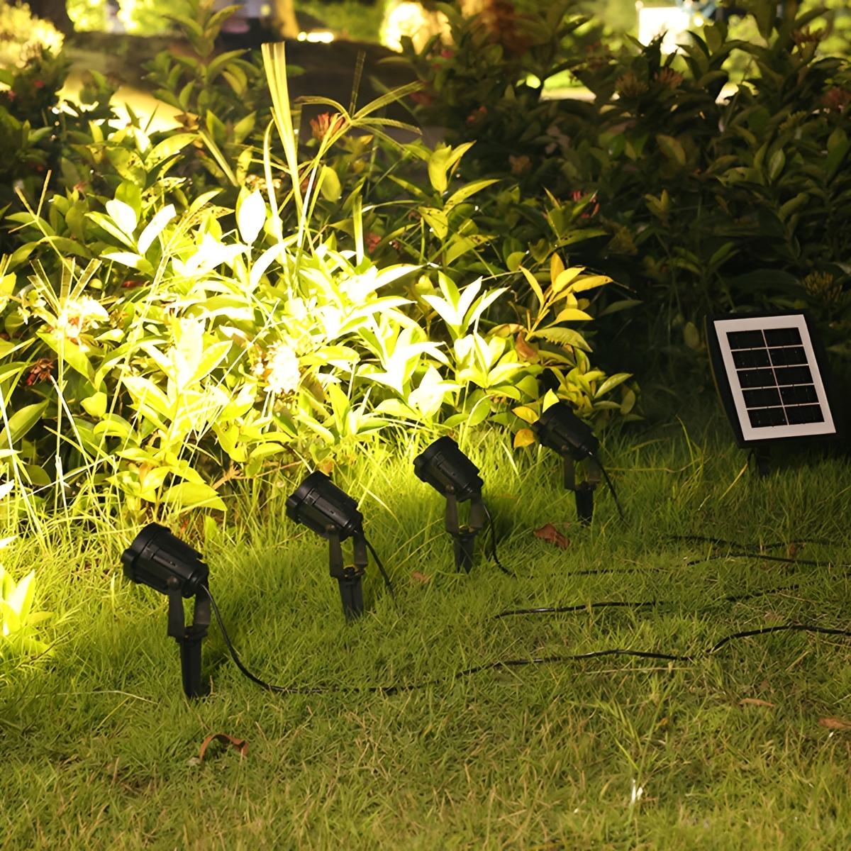 Waterproof Solar Spotlights Outdoor LED Landscape Lights - Pulens