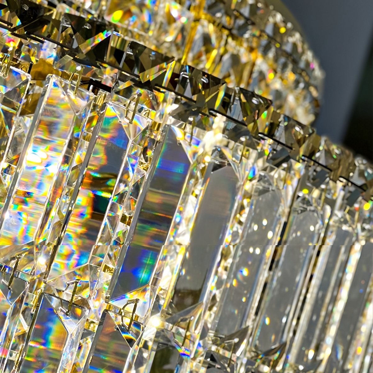 Modern Luxury Round Crystal LED Chandelier - Pulens