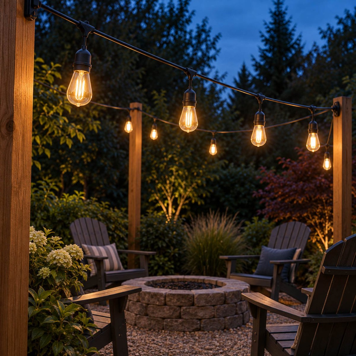 Waterproof Edison Bulb LED Outdoor String Lights - Pulens