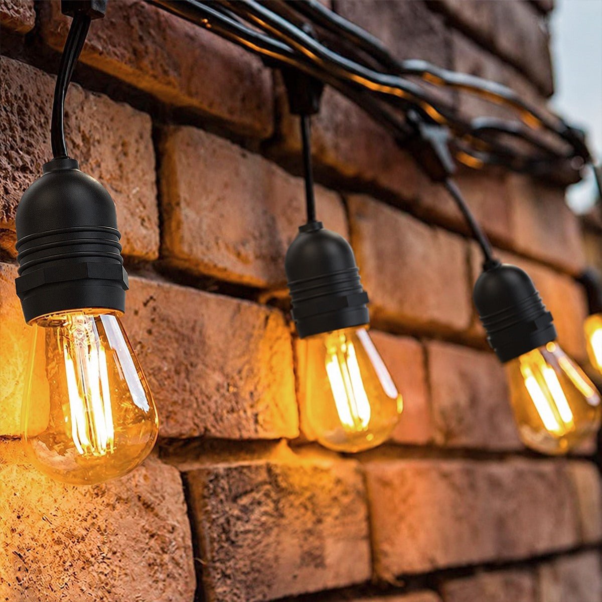 Waterproof Edison Bulb LED Outdoor String Lights - Pulens