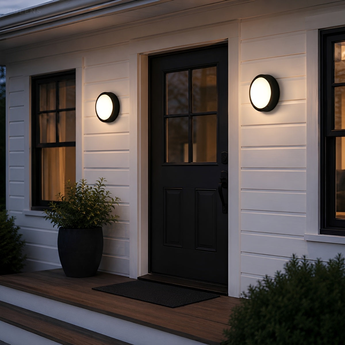 Waterproof Modern Round Outdoor Wall Light
