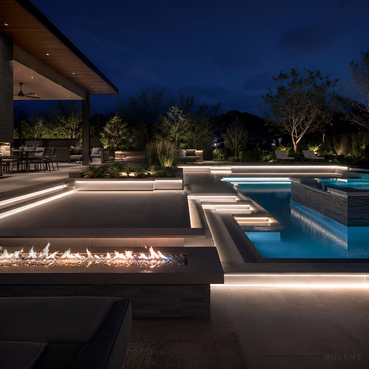 DC24V Recessed LED Strip Light Waterproof