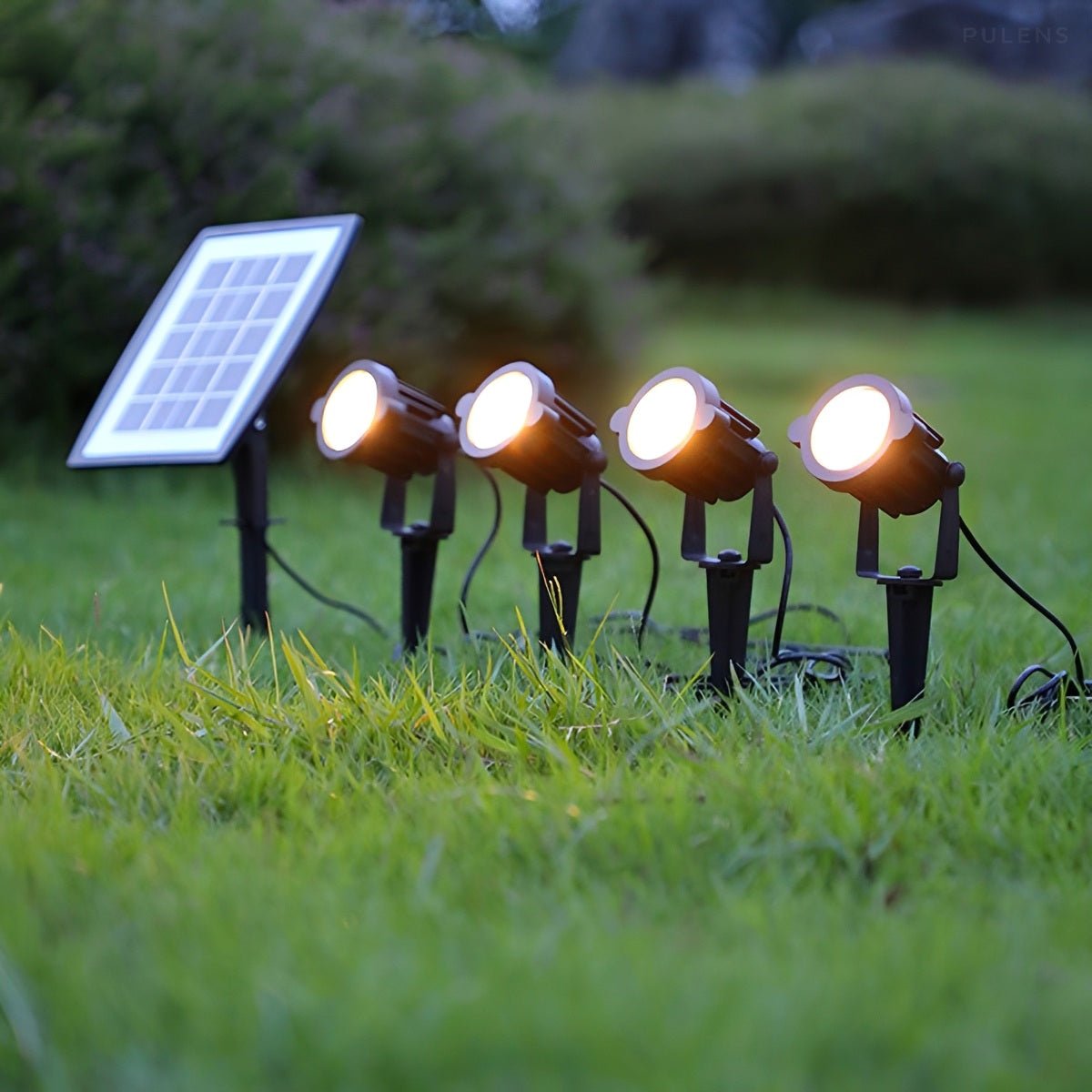 Waterproof Solar Spotlights Outdoor LED Landscape Lights - Pulens
