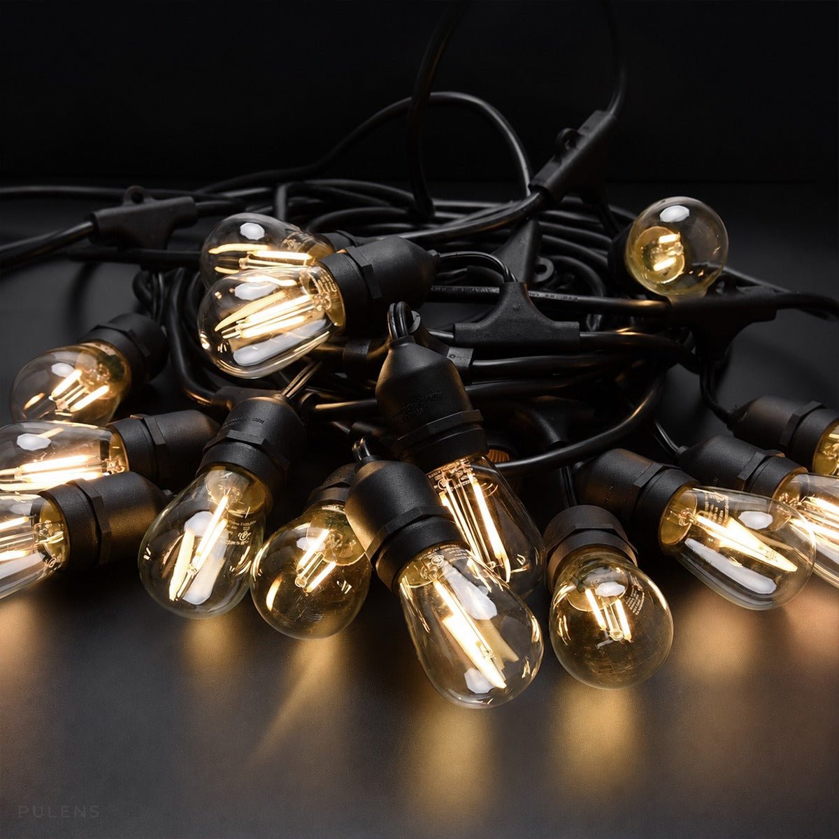 Waterproof Edison Bulb LED Outdoor String Lights - Pulens