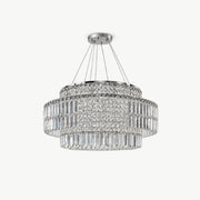 Modern Luxury Round Crystal LED Chandelier - Pulens