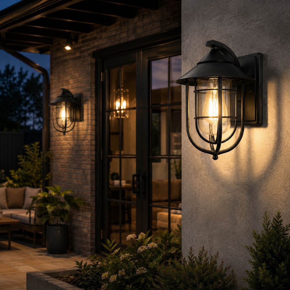 Vintage Outdoor Wall Light Motion Sensor & Dimmable - Pulens