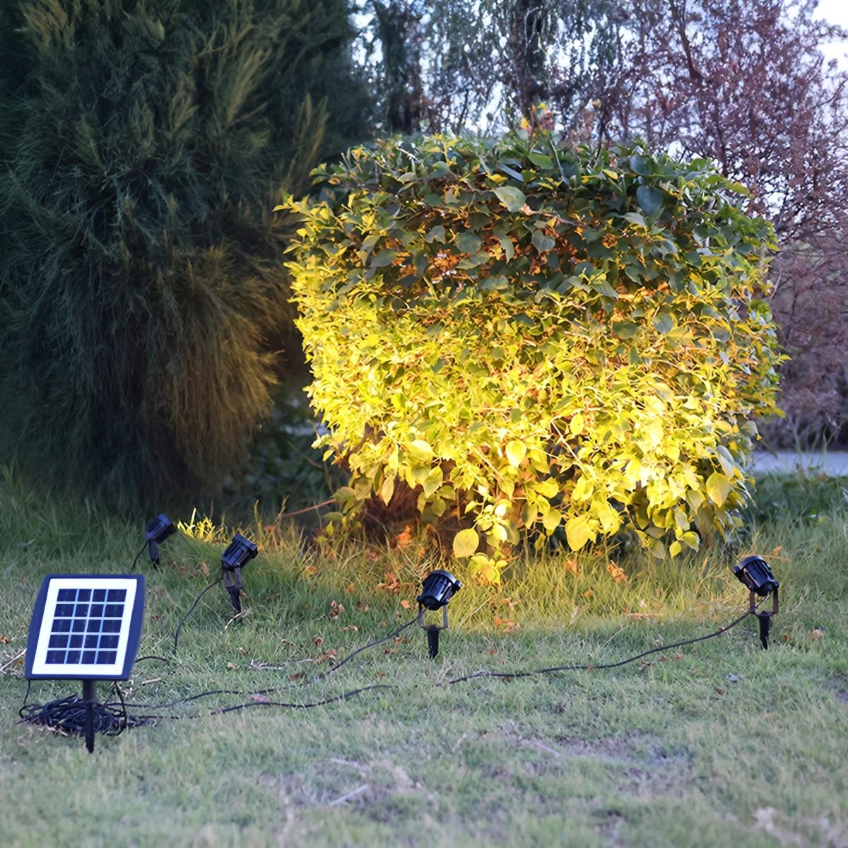 Waterproof Solar Spotlights Outdoor LED Landscape Lights - Pulens