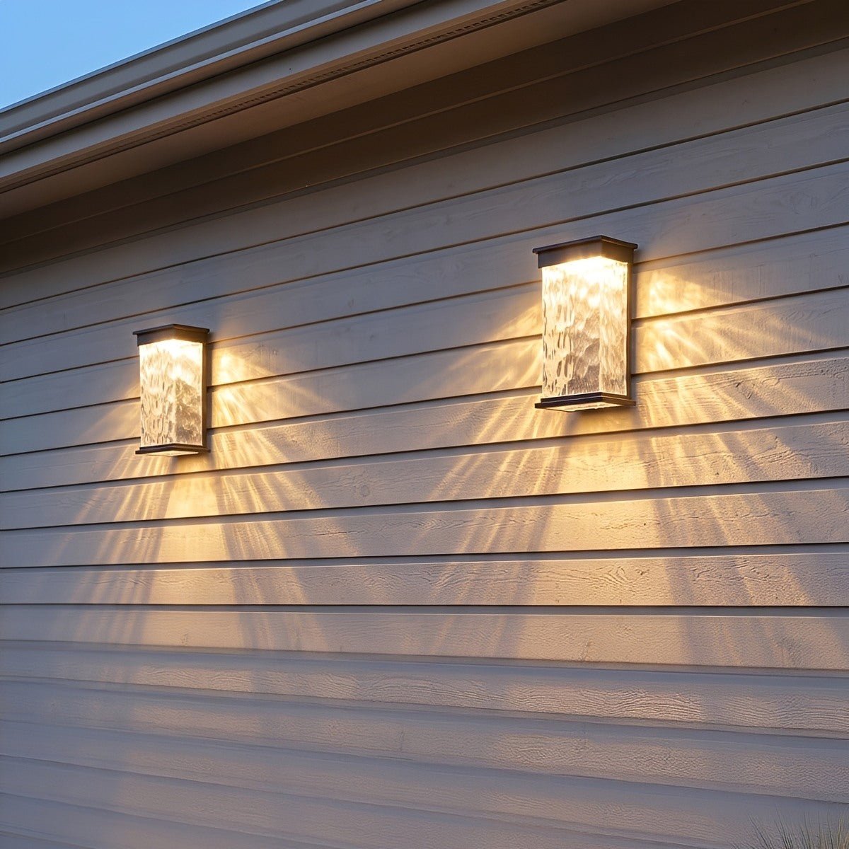 Modern Waterproof Water Wave LED Outdoor Wall Light - Pulens
