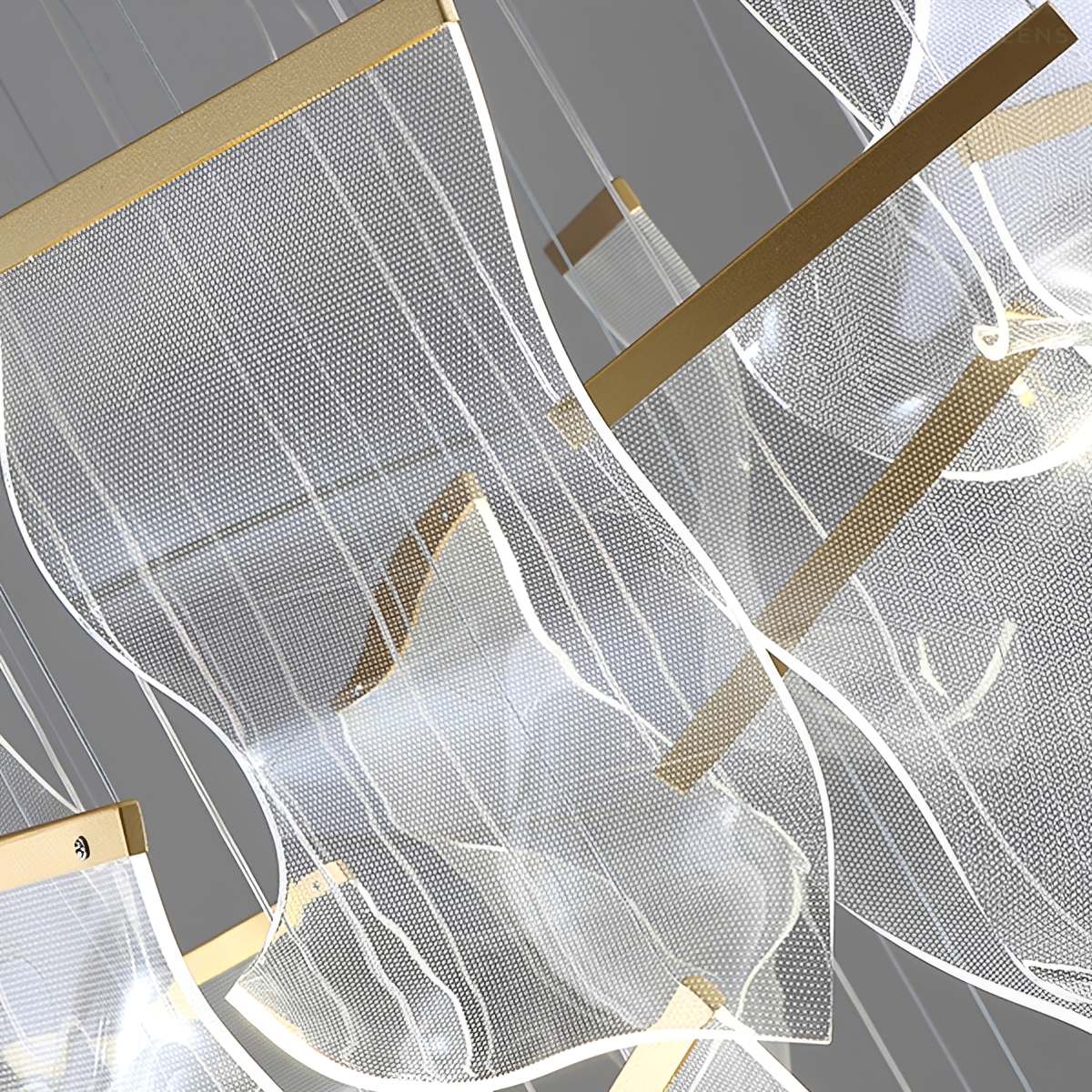 Modern Luxury Sculptural Staircase LED Chandelier - Pulens
