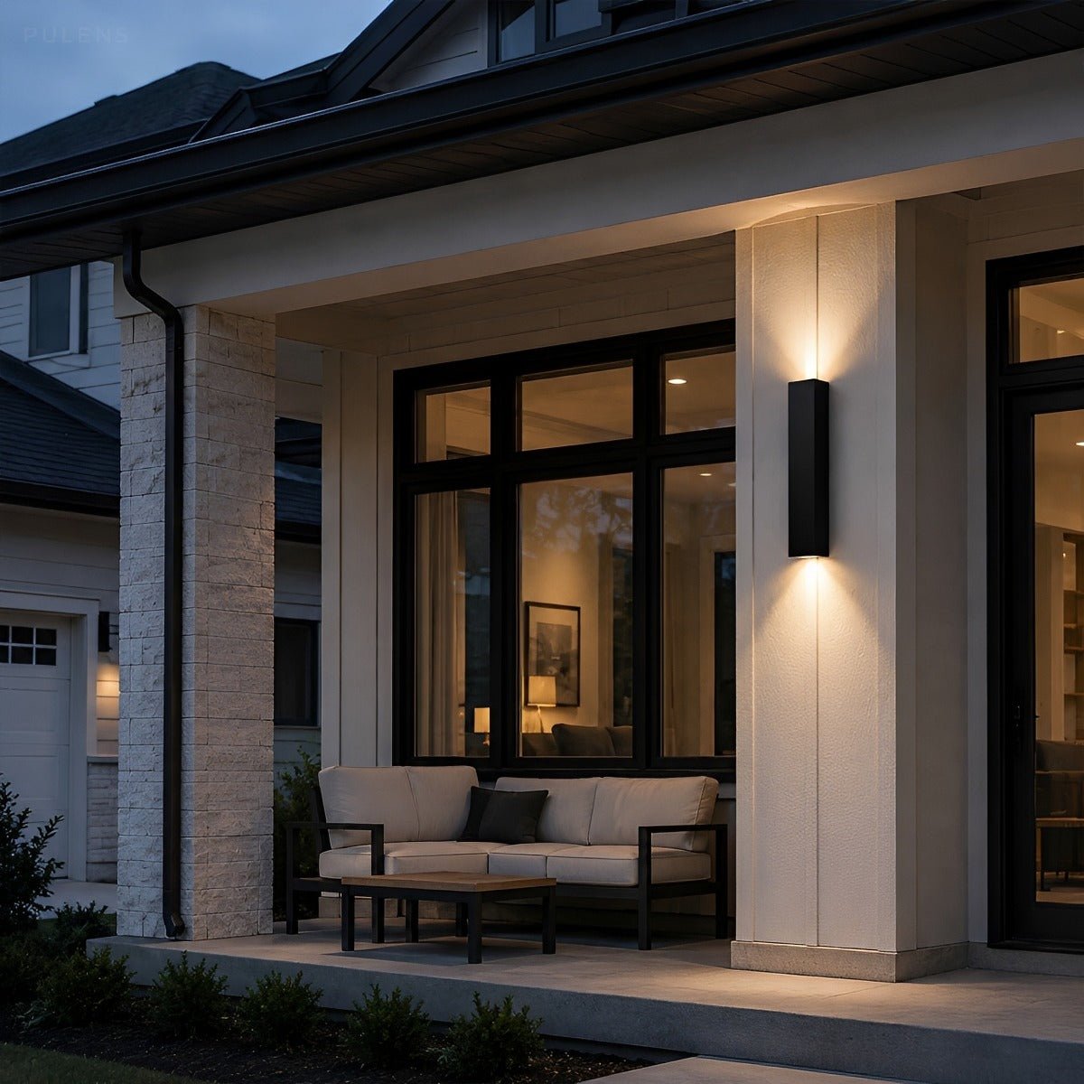 Outdoor Up and Down Dimmable Waterproof Wall Light - Pulens