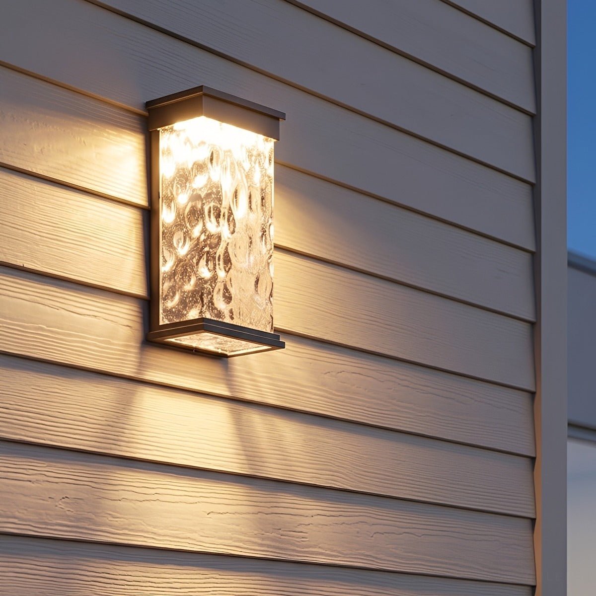 Modern Waterproof Water Wave LED Outdoor Wall Light - Pulens
