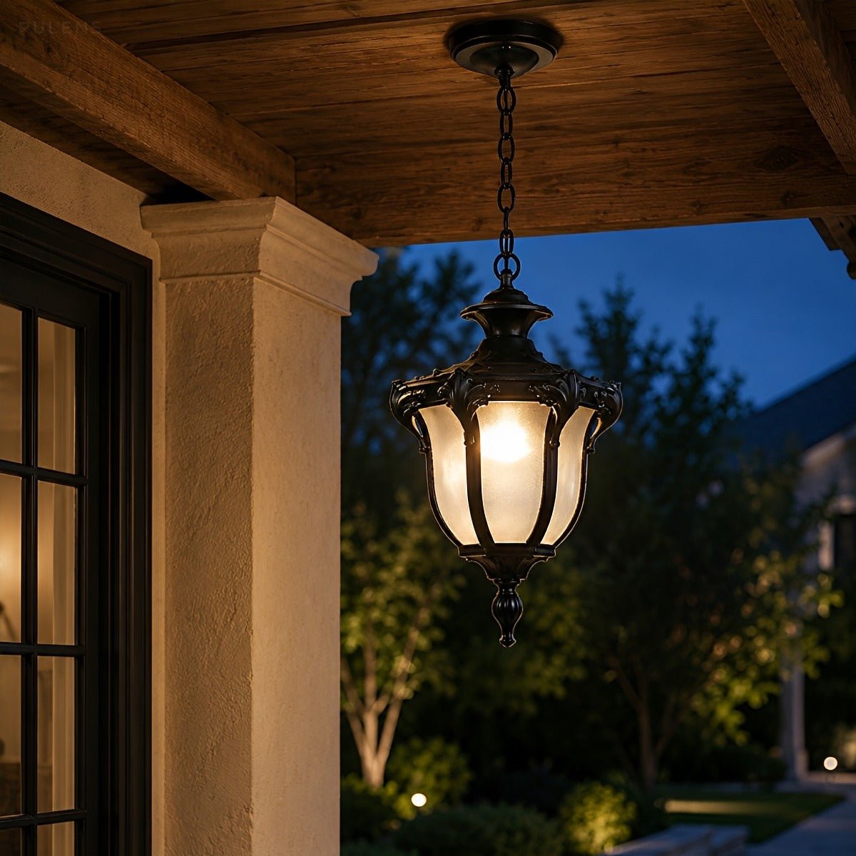 Dimmable Estate Coach Outdoor Pendant Light - Pulens