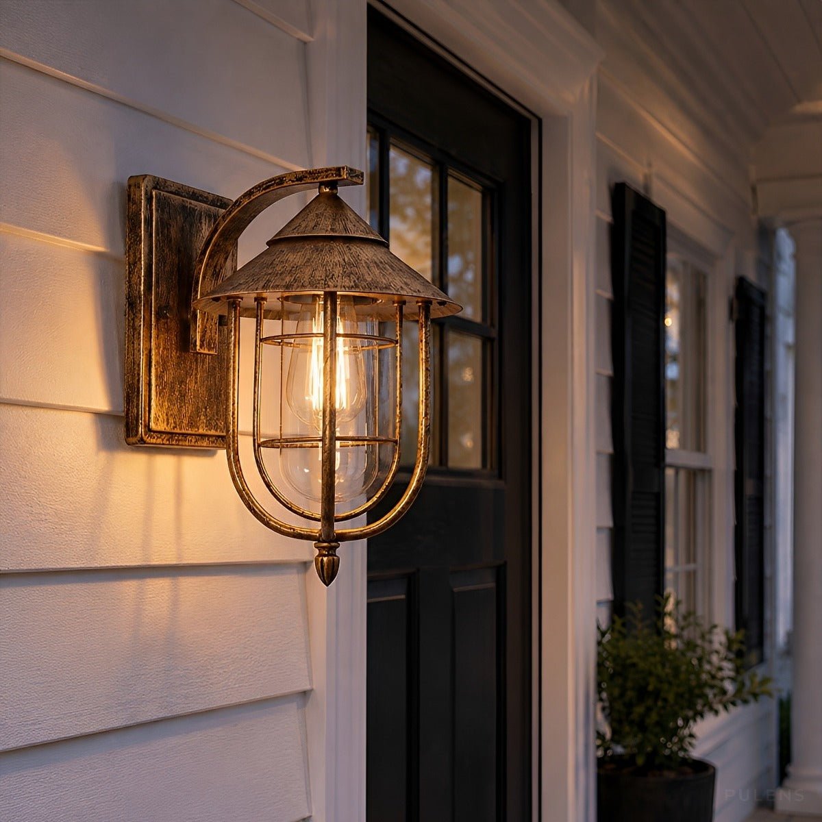 Vintage Outdoor Wall Light Motion Sensor & Dimmable - Pulens