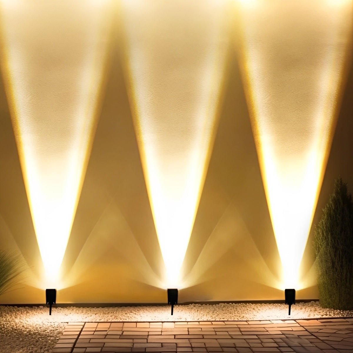 Waterproof Circular Beam LED Solar Spot Light Landscape Lighting - Pulens
