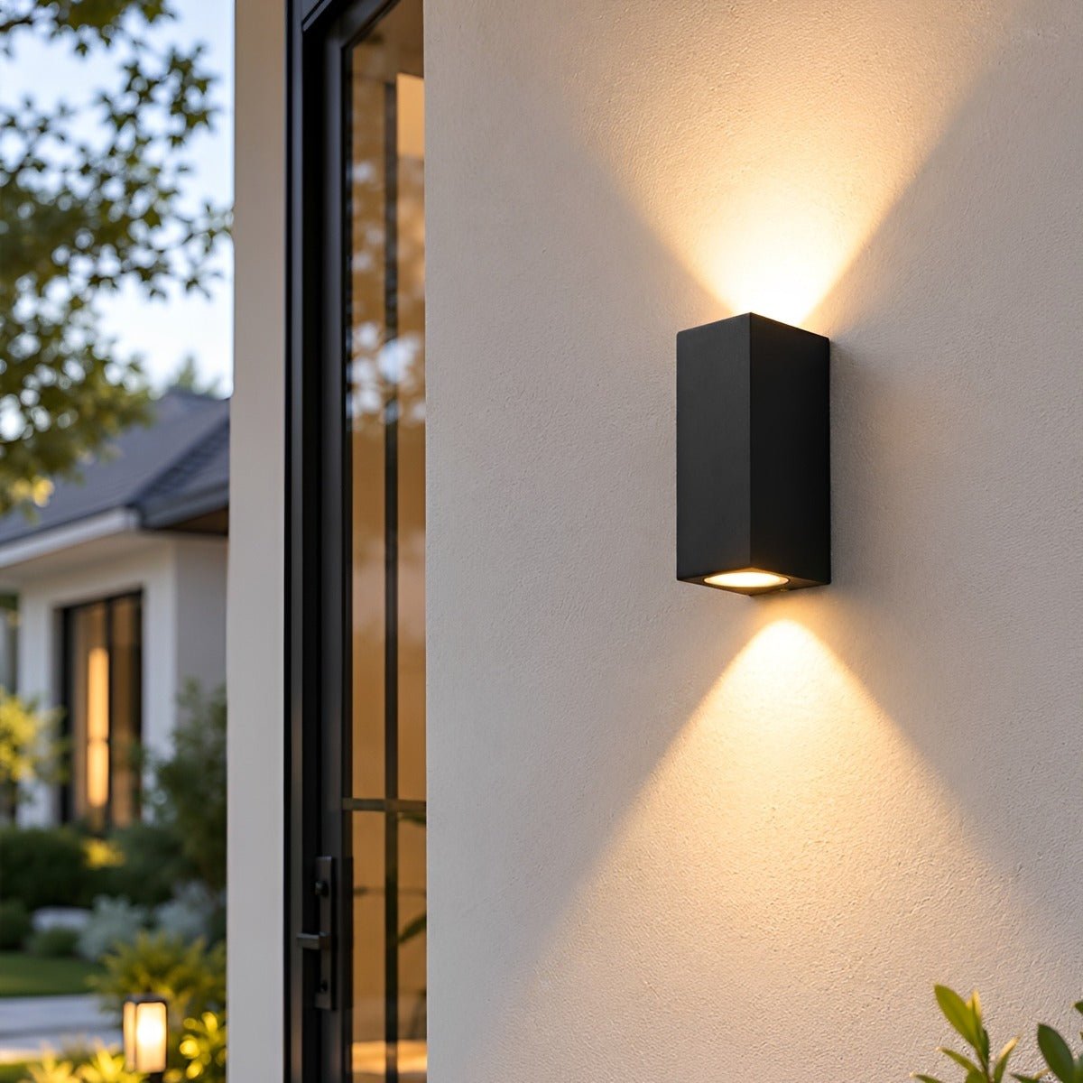 Waterproof Modern Rectangular LED Outdoor Wall Light - Pulens