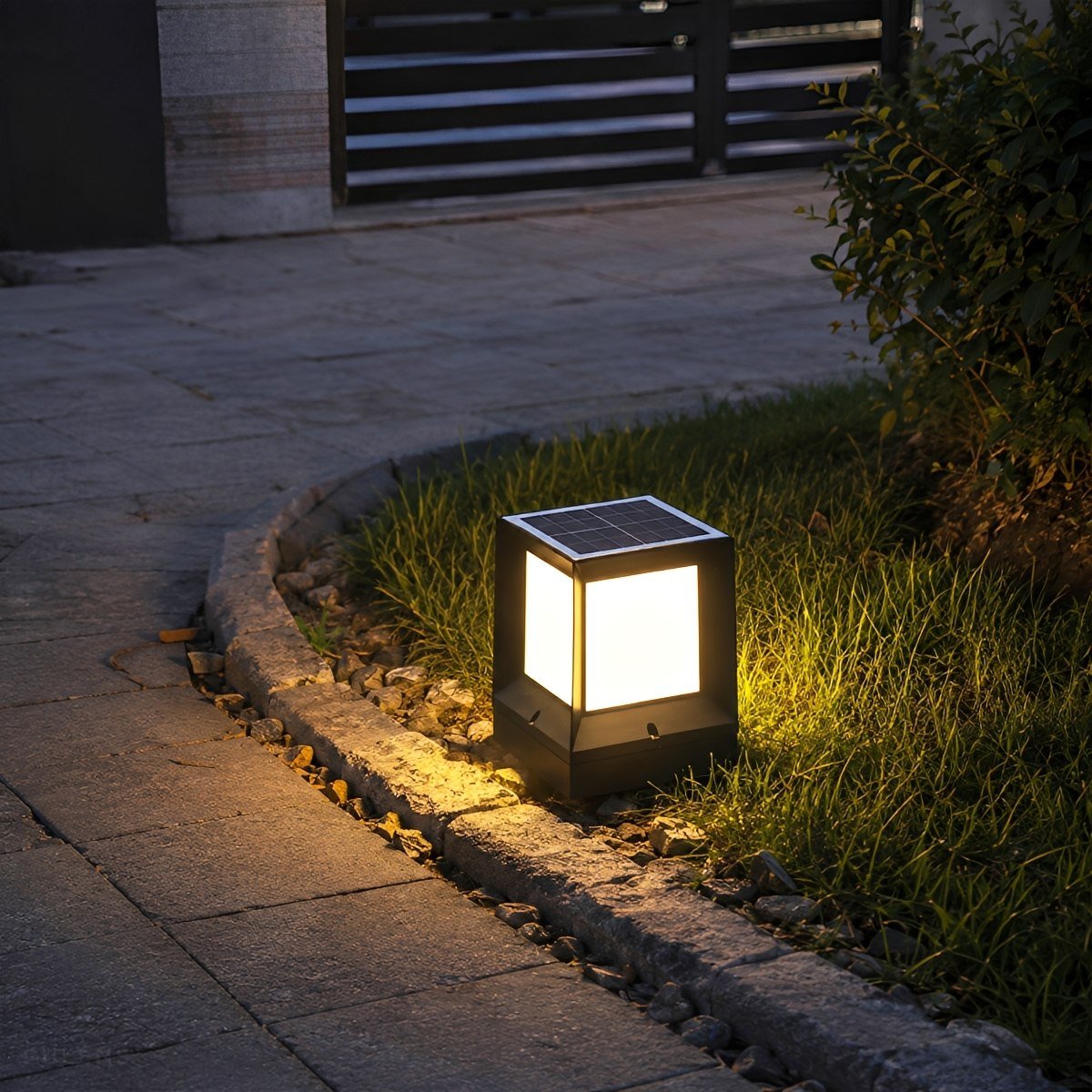 Waterproof Modern Square LED Outdoor Post Light - Pulens