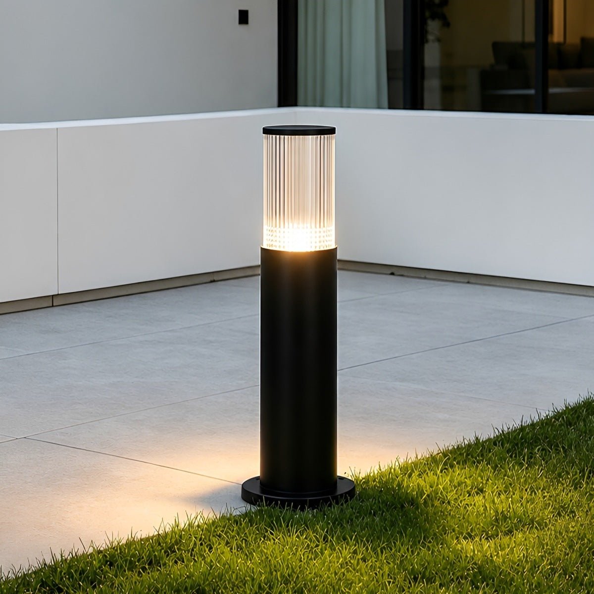Modern Waterproof Cylinder LED Outdoor Bollard Light - Pulens