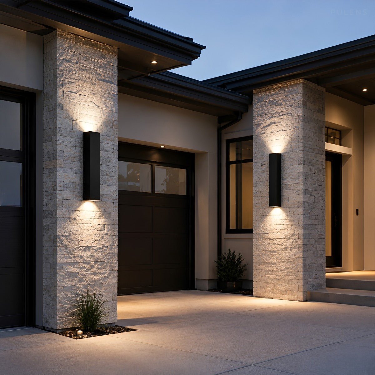 Outdoor Up and Down Dimmable Waterproof Wall Light - Pulens