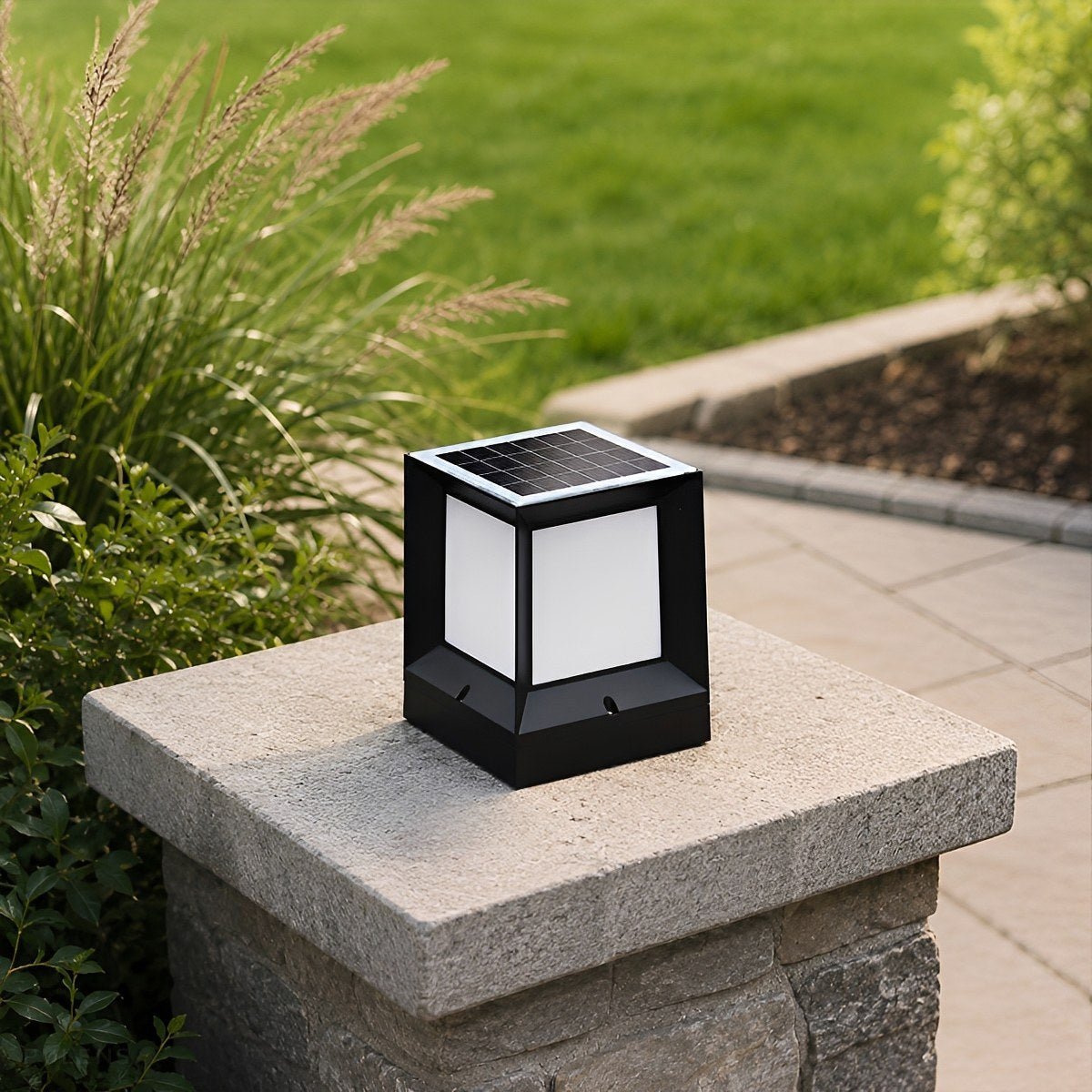 Waterproof Modern Square LED Outdoor Post Light - Pulens