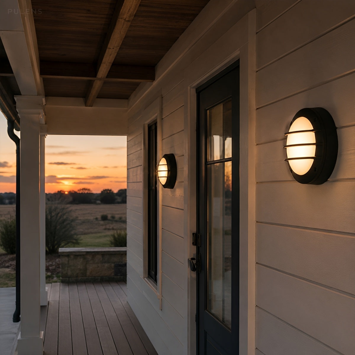Waterproof Modern Round Outdoor Wall Light