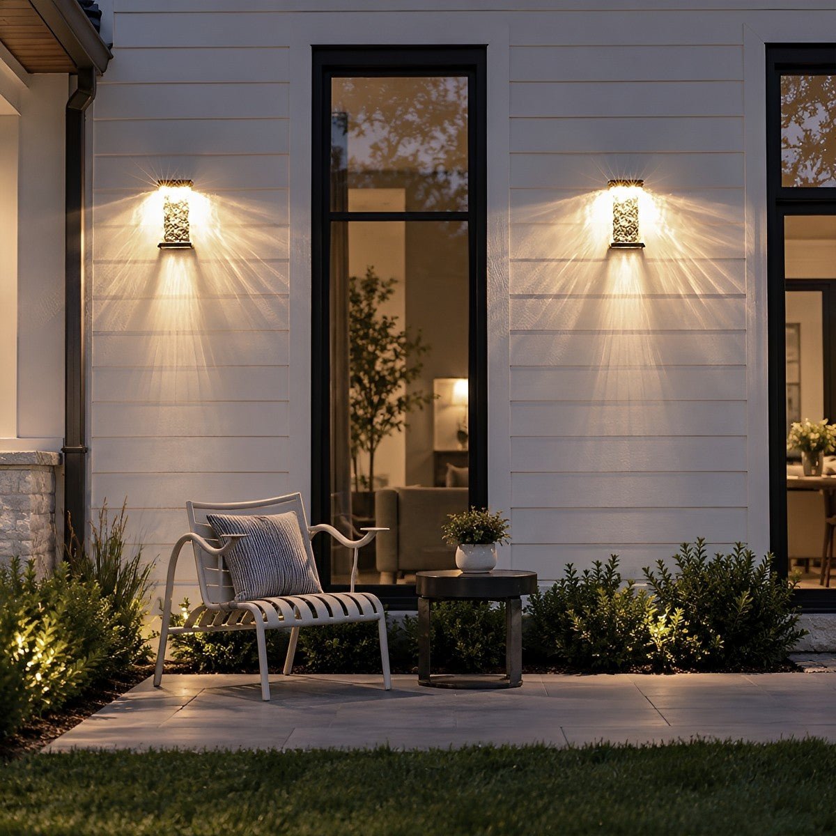 Modern Waterproof Water Wave LED Outdoor Wall Light - Pulens