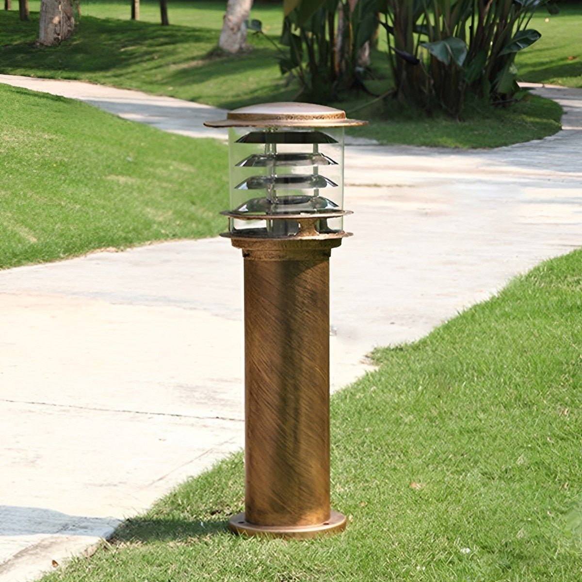 Waterproof Pagoda LED Outdoor Bollard Path Light - Pulens