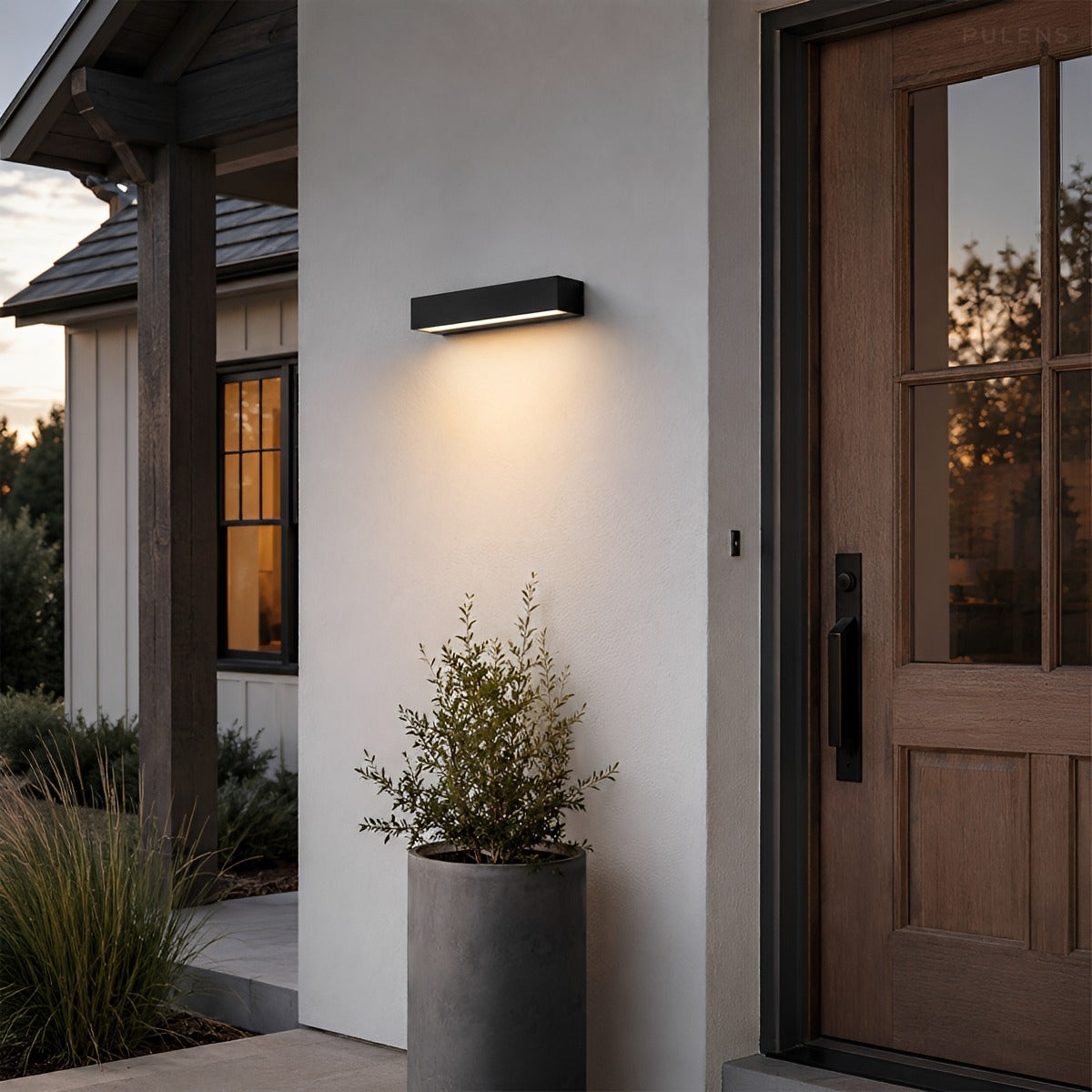 Modern Linear Porch Outdoor Wall Light
