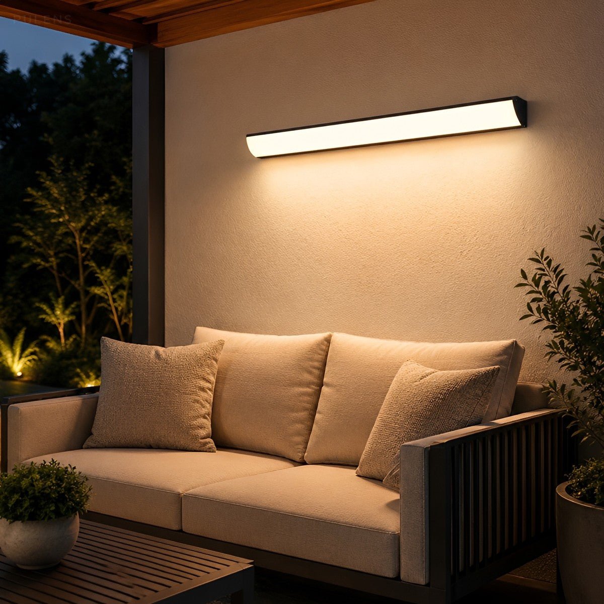 Waterproof Outdoor Modern Linear LED Outdoor Wall Light - Pulens