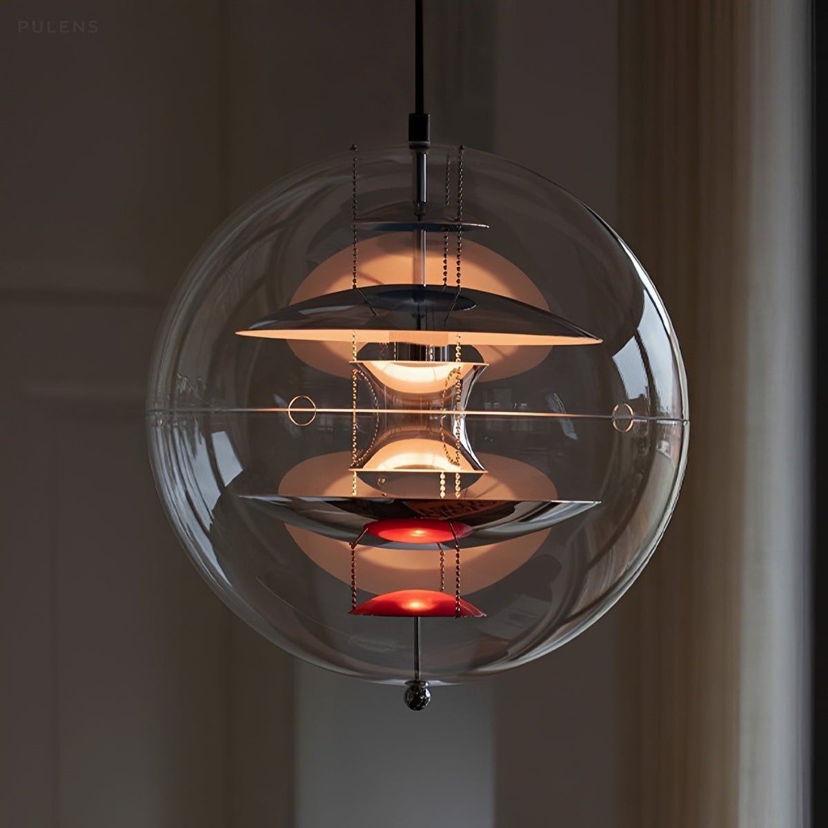 Dimmable Modern Orb Globe Pendant Light - Pulens