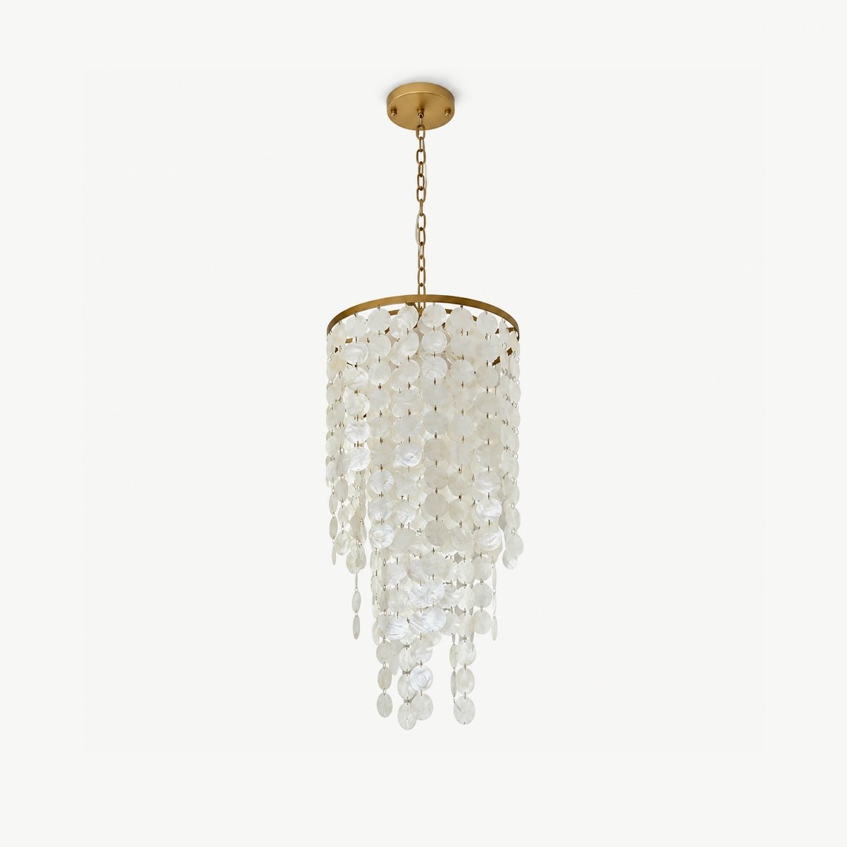 Luxury Coastal Natural Shell LED Chandelier - Pulens