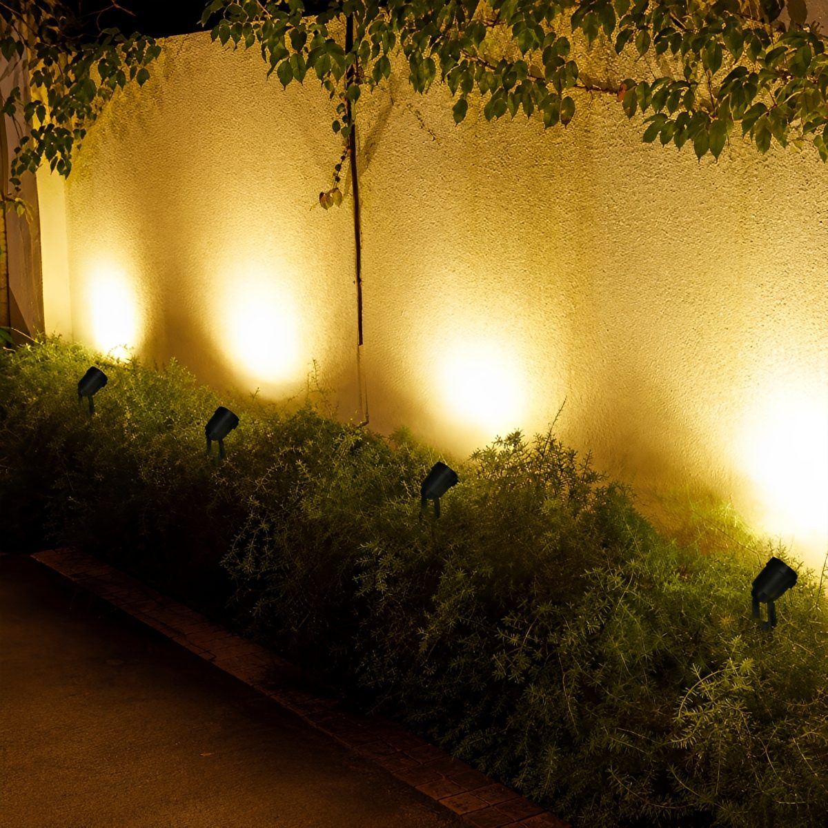 Waterproof Solar Spotlights Outdoor LED Landscape Lights - Pulens