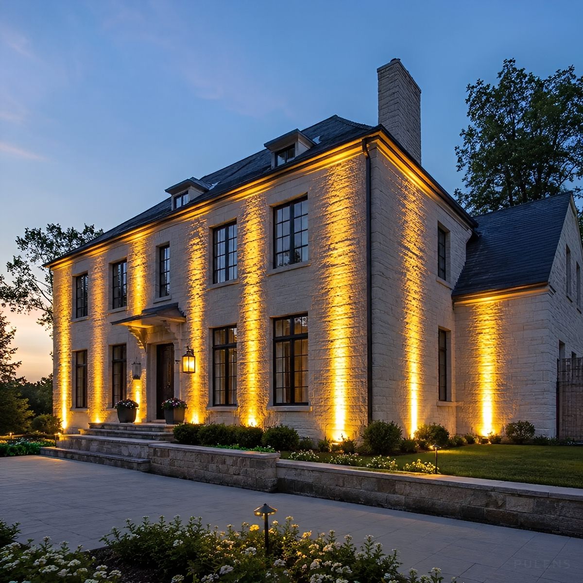 Waterproof High-Power LED Architectural Spotlight Outdoor Building Uplighting - Pulens