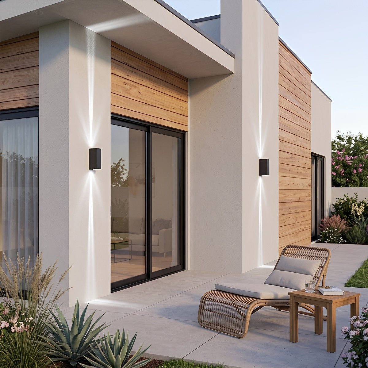 Waterproof Modern Up Down LED Outdoor Wall Light - Pulens
