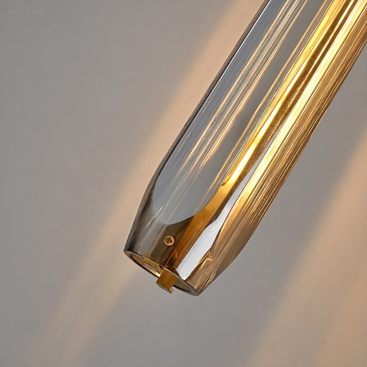 Dimmable Modern Cylinder Crystal Wall Sconce - Pulens