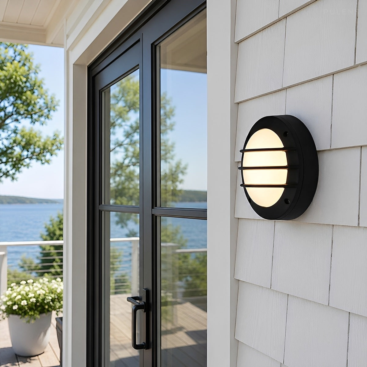 Waterproof Modern Round Outdoor Wall Light