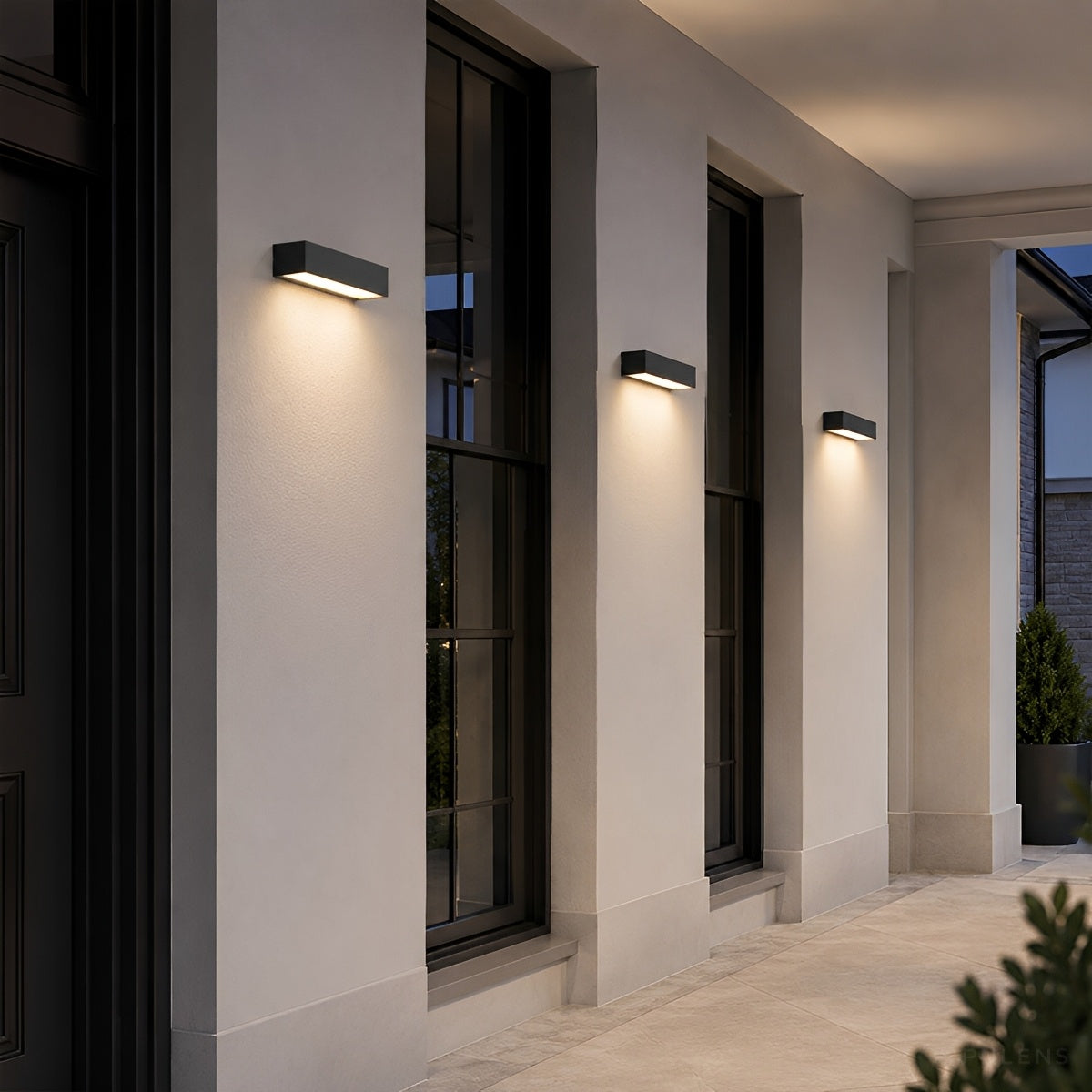 Modern Linear Porch Outdoor Wall Light