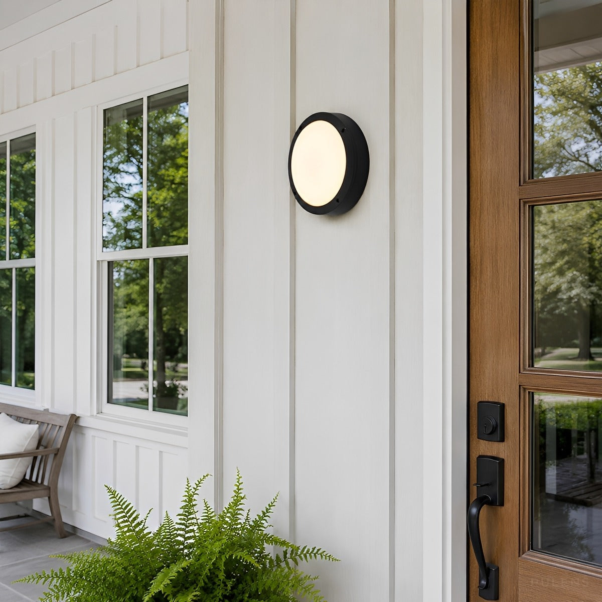 Waterproof Modern Round Outdoor Wall Light