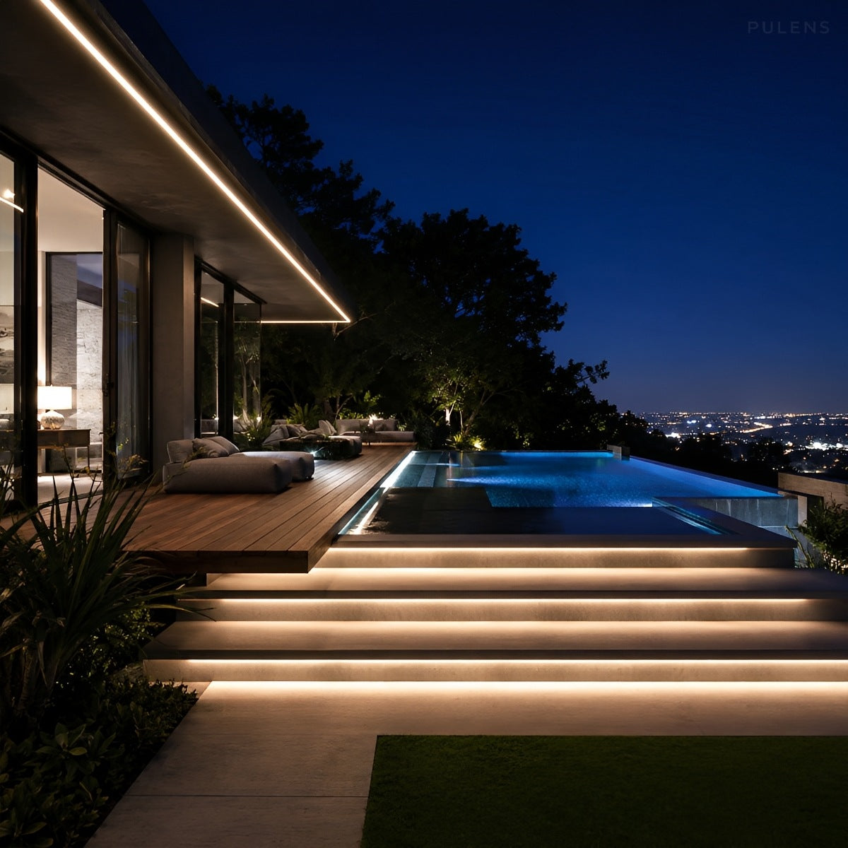 DC24V Recessed LED Strip Light Waterproof
