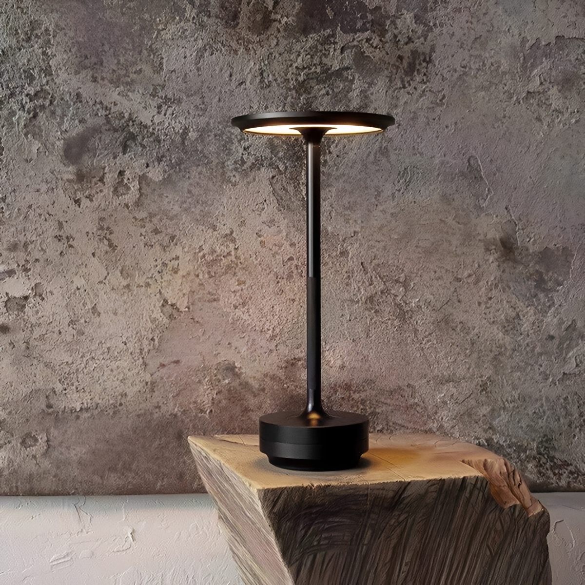 Modern Dimmable Floating Dish LED Table Lamp - Pulens
