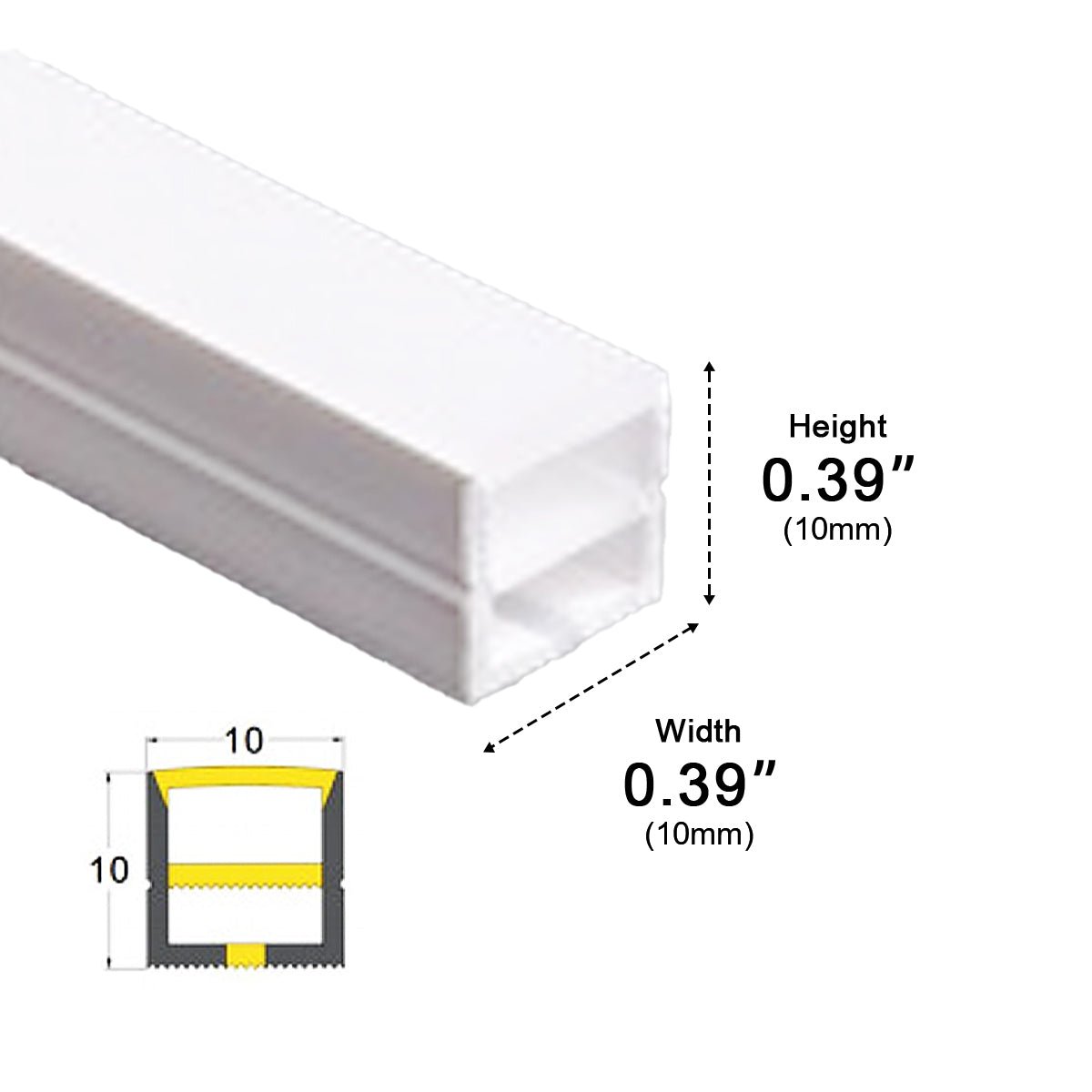 DC24V Recessed LED Strip Light Waterproof