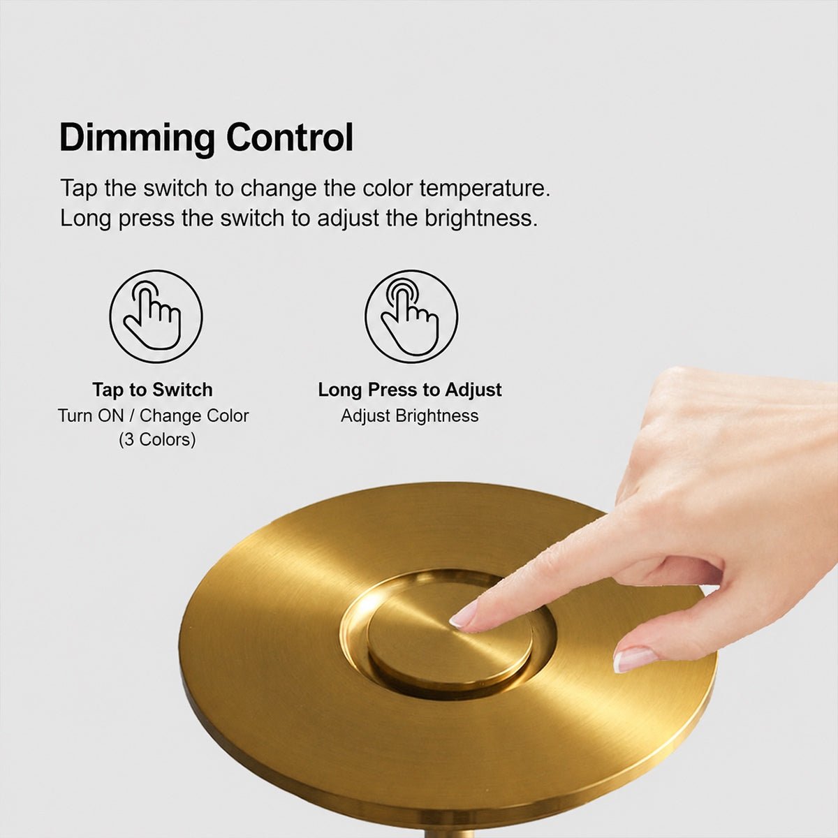 Modern Dimmable Floating Dish LED Table Lamp - Pulens