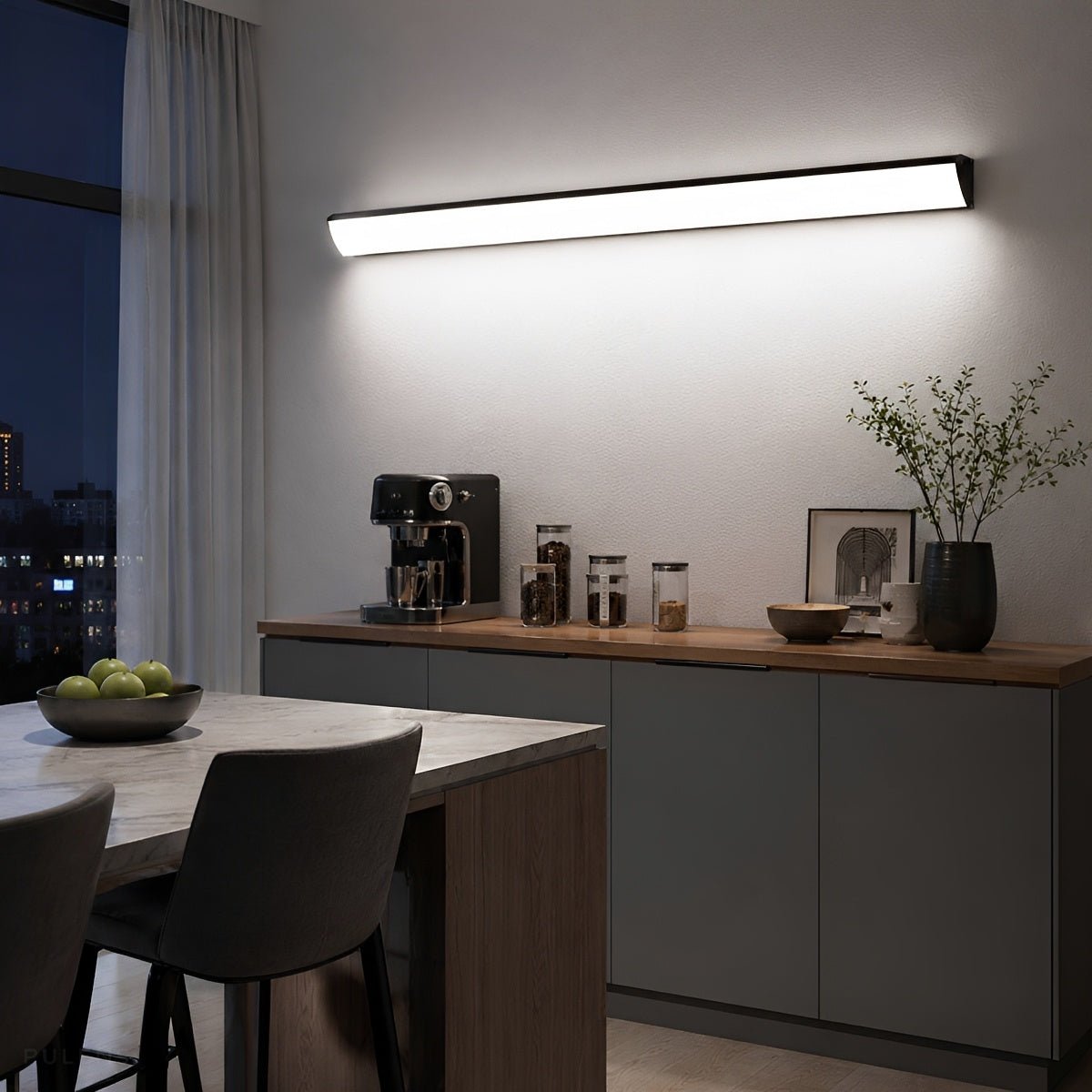 Waterproof Outdoor Modern Linear LED Outdoor Wall Light - Pulens