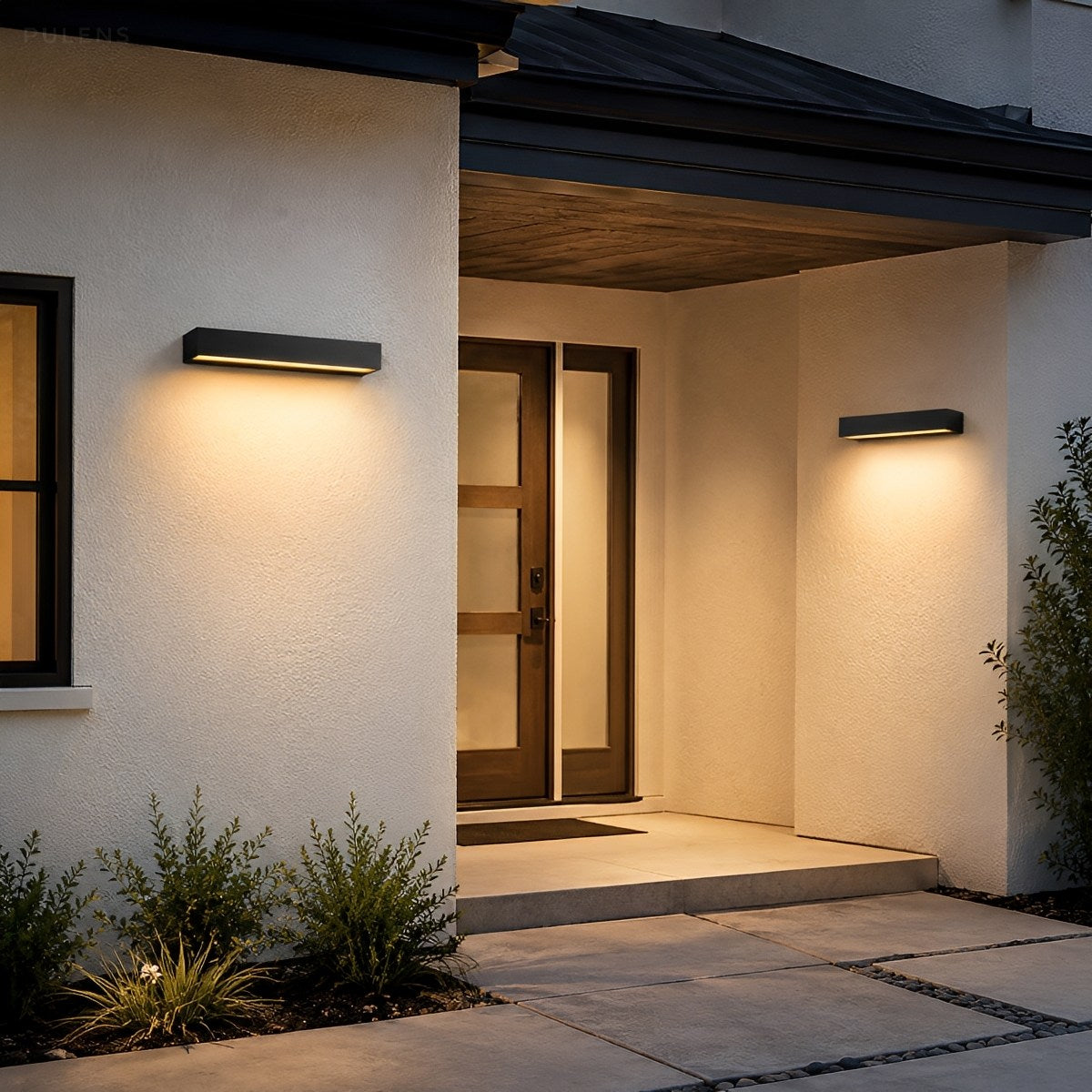 Modern Linear Porch Outdoor Wall Light