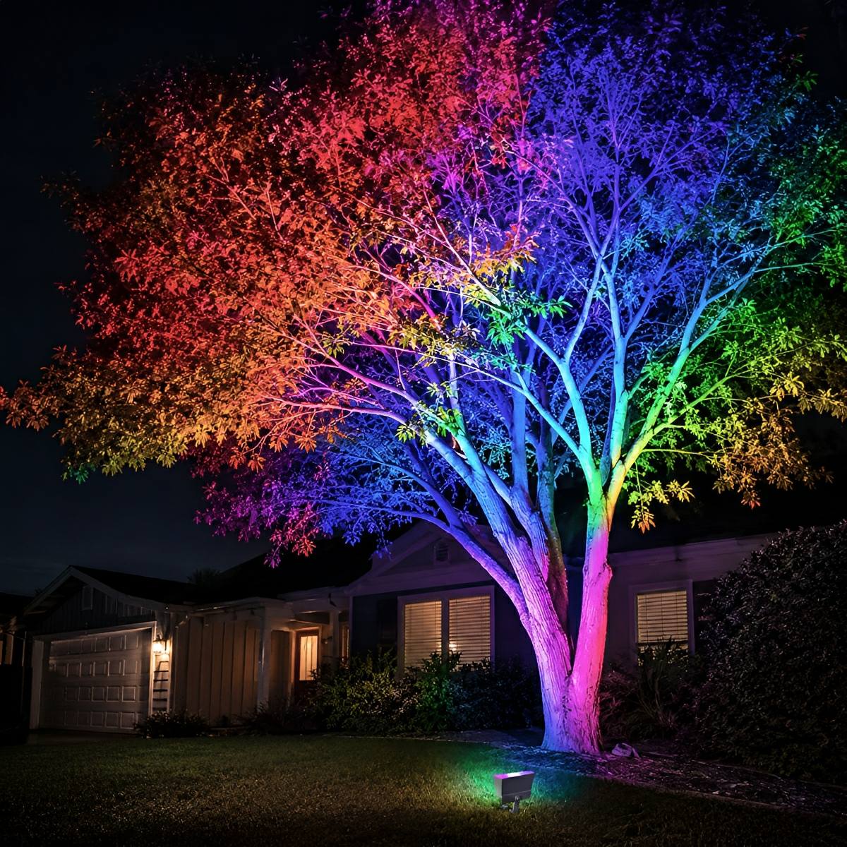 RGB LED Landscape Spot Light Outdoor Waterproof Tree Light