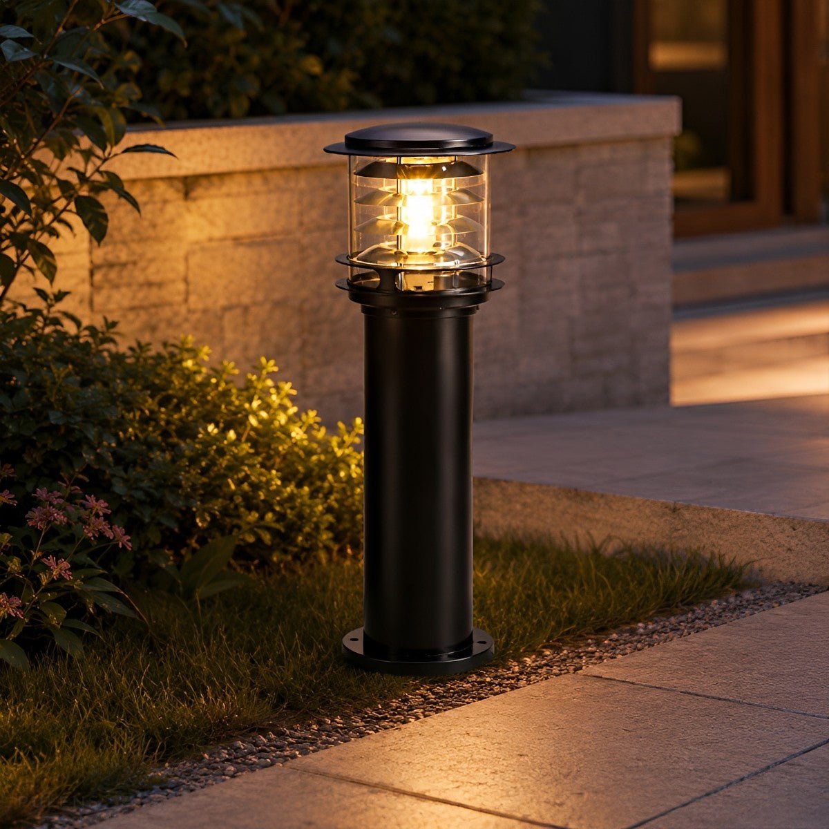 Waterproof Pagoda LED Outdoor Bollard Path Light - Pulens