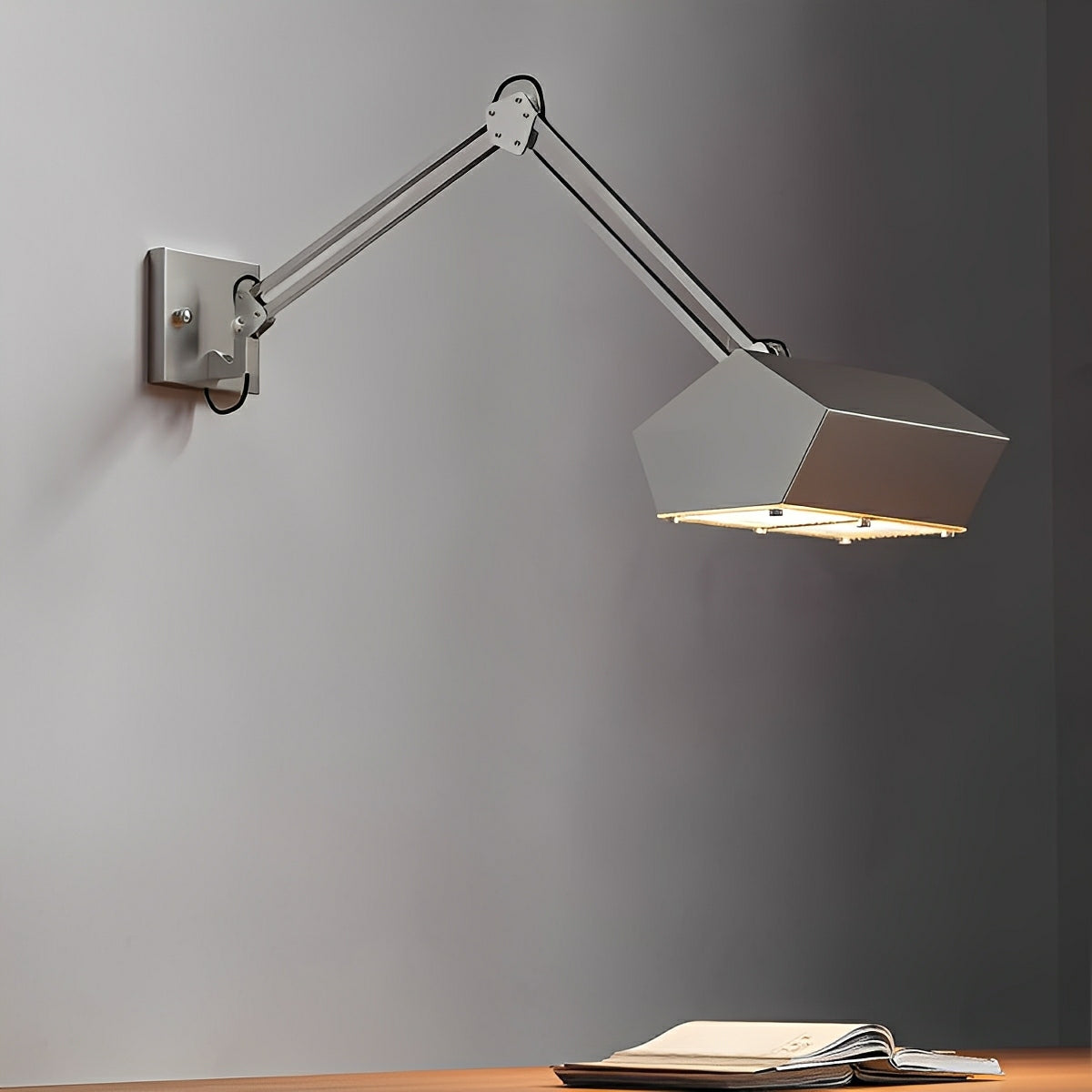 Vintage Metal Punk Swing Arm LED Wall Sconces